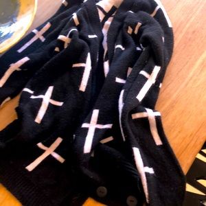 Nolie black and white cardigan XS